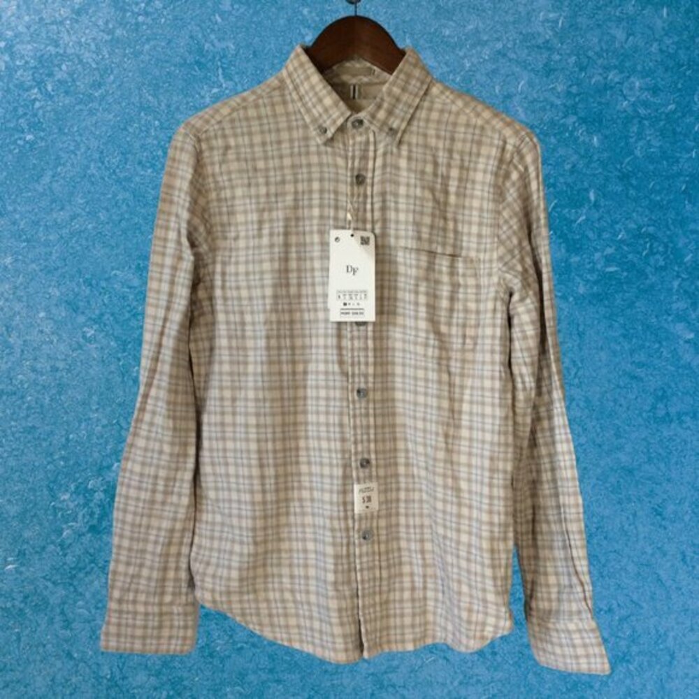 Denim & Flower Ricky Singh Performance Flannel Size S 38 Long Sleeve